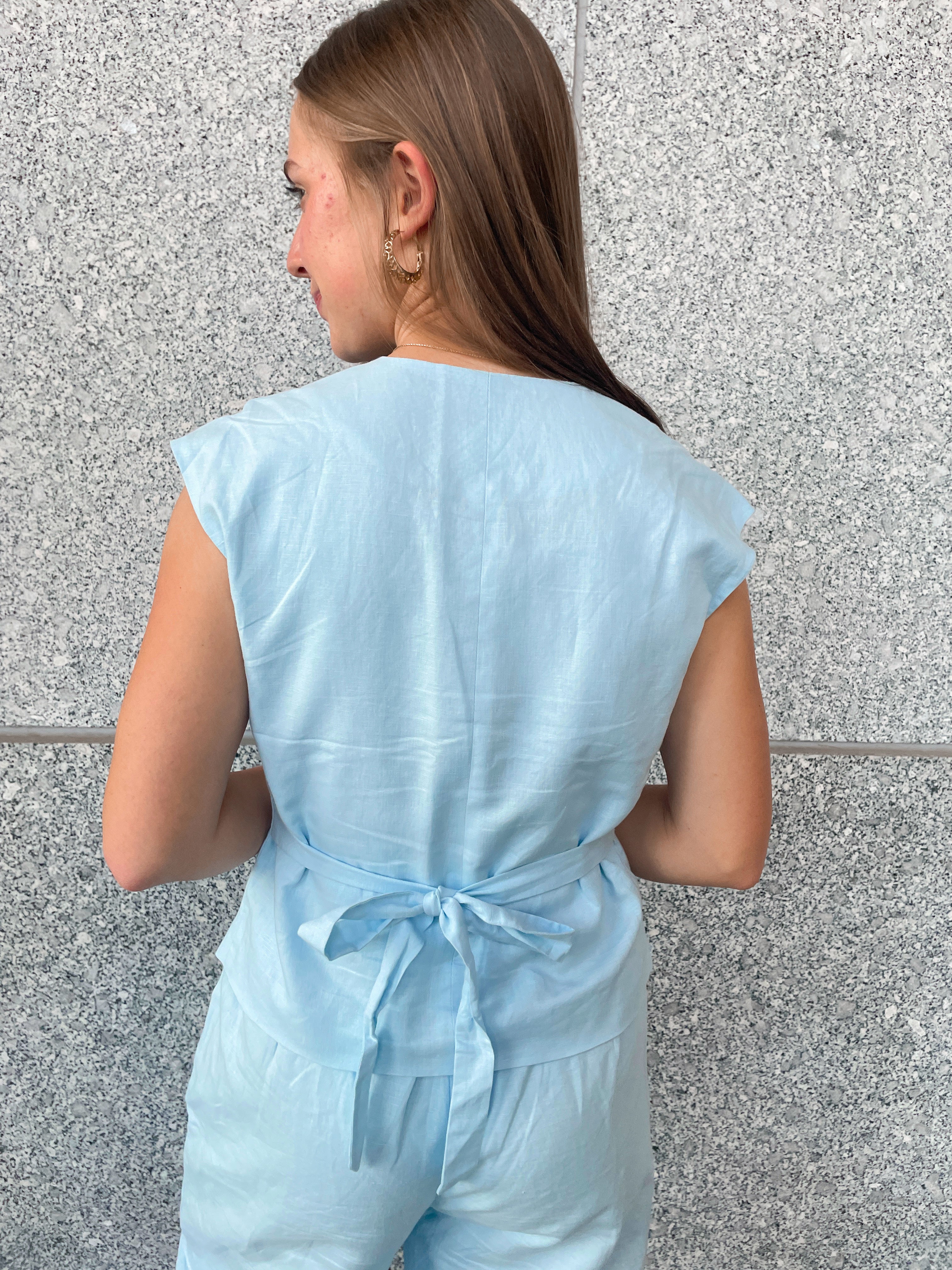 The Pale Blue Vest - PREORDER